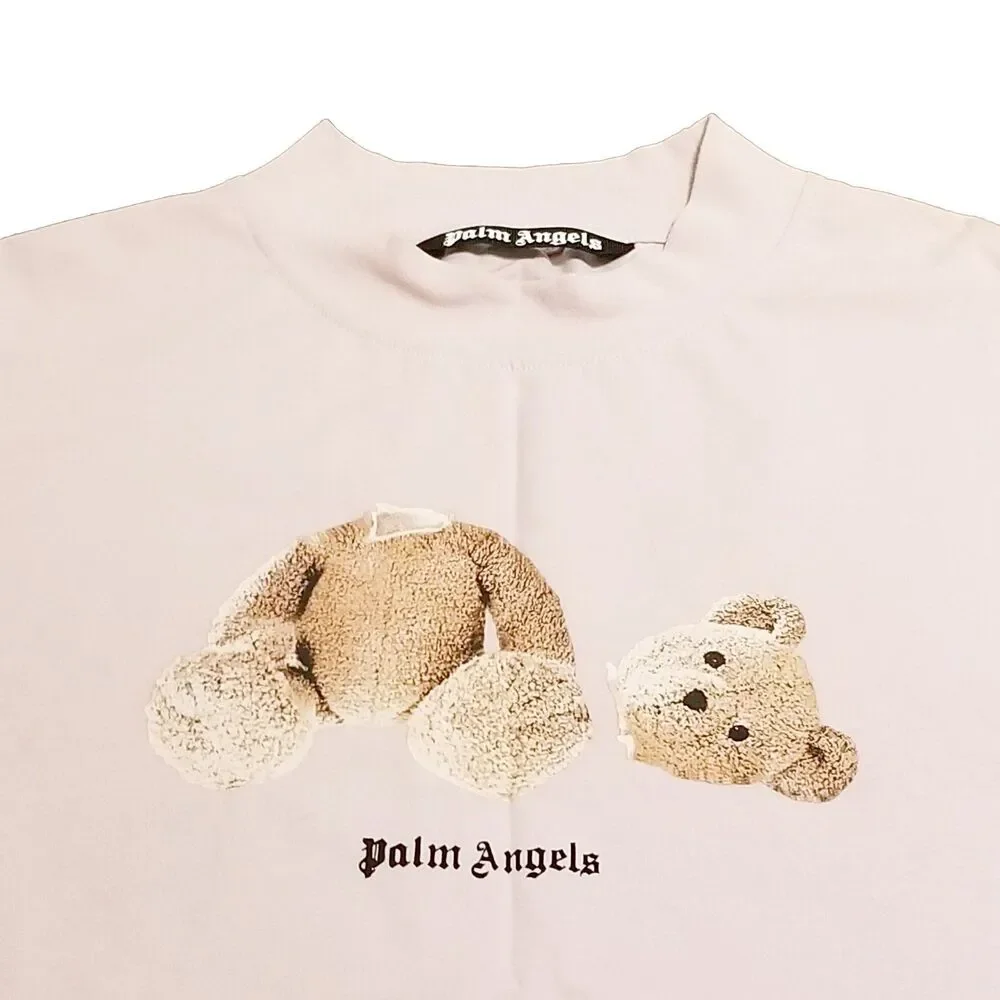 Palm Angels T-Shirt Size Large Kill The Bear Pink Salmon Classic Designer Tshirt - Picture 2 of 4